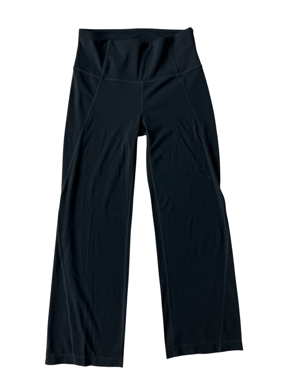 ATHLETA WIDE LEG BLACK LEGGINGS WOMENS SMALL